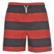 Kraťasy SoulCal Stripe Swim Shorts Navy/Red