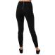 Kalhoty Vero Moda Womens Hot Emma Zipper Skinny Trousers Black Velikost - 14 (L)