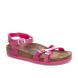 Boty Birkenstock Womens Kumba Soft Footbed Sandals Narrow Rose