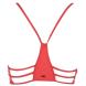 Plavky SoulCal Crop Bikini Top Ladies Red Velikost - 14 (L)