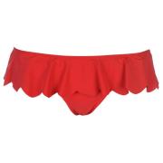 Plavky SoulCal Frill Bikini Briefs Ladies Red