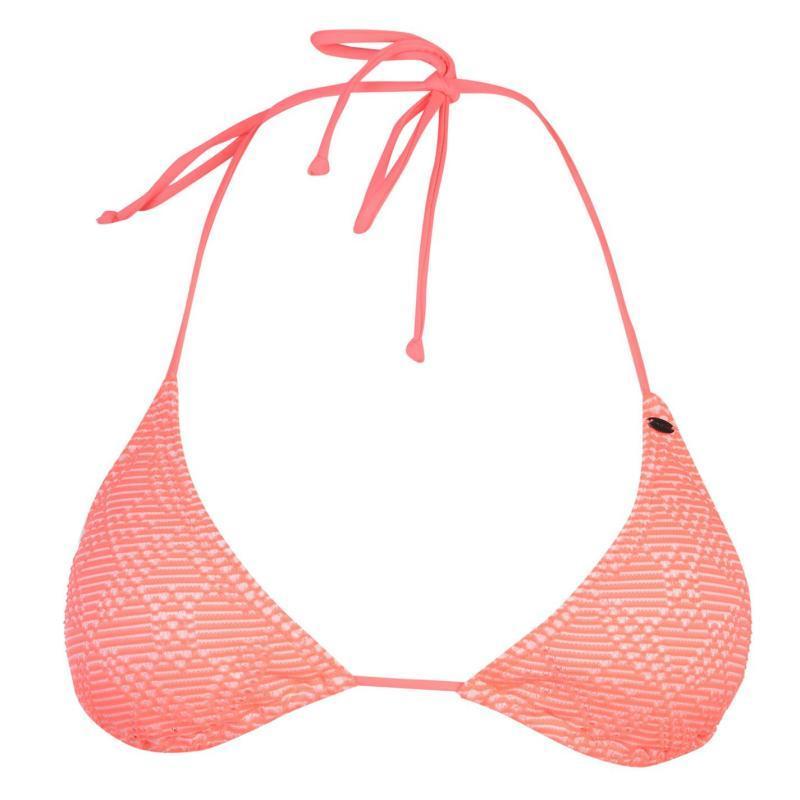 Plavky ONeill Structured Triangle Bikini Top Ladies Pink, Velikost: 40C