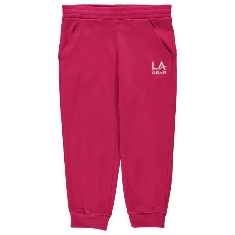 LA Gear three quarter Interlocked Pants Junior Girls Pink, Velikost: 13 let