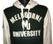 Mikina s potiskem Melbourne University zelená Velikost - XXL