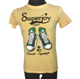 Tričko s krátkým rukávem Superjoy - tenisky žlutá Velikost - XXL