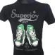 Tričko s krátkým rukávem Superjoy - tenisky černá Velikost - XL