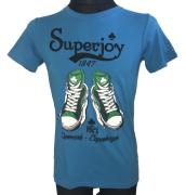 Tričko s krátkým rukávem Superjoy - tenisky modrá