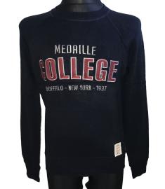 Pánský svetr College Buffalo - New York 1937 tmavě modrá Velikost - M