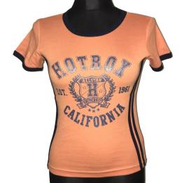 Dámské tričko s krátkým rukávem Hotrox California 1961 oranžová Velikost - 12 (M)