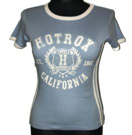 Dámské tričko s krátkým rukávem Hotrox California 1961 modrá Velikost - 12 (M)
