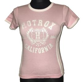 Dámské tričko s krátkým rukávem Hotrox California 1961 růžová Velikost - 12 (M)