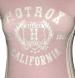 Dámské tričko s krátkým rukávem Hotrox California 1961 růžová Velikost - 12 (M)