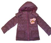 Dívčí zimní bunda fialová