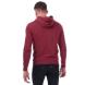 Mikina Crosshatch Black Label Mens Lapout Logo Hoody Red Velikost - L