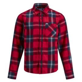 Košile Jack and Jones Junior Colby Check Shirt Fiery Red Velikost - 10 let