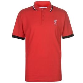 Source Lab Liverpool Polo Shirt Mens Red Velikost - M