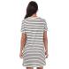 Šaty Only Womens June Stripe Dress White Black Velikost - 6 (XXS)