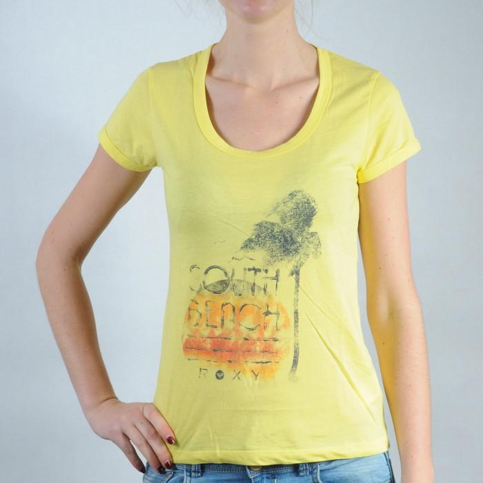 Dámské tričko Roxy žlutá, Velikost: 12 (M)