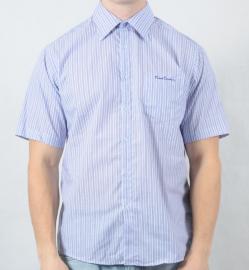 Pánská košile Pierre Cardin fialová/šedá
