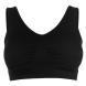 Spodní prádlo Miso Seamless Bra Ladies Black Velikost - 16 (XL)