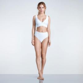 Plavky USA Pro Textured Bikini Bottoms Ladies White Velikost - 10 (S)