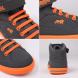 Lonsdale Canons Childrens Hi Top Trainers Grey/Orange Velikost - C10 (euro 28)