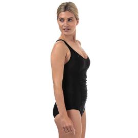 Plavky Speedo Womens Vivienne Clipback Swimsuit Black Velikost - 12 (M)
