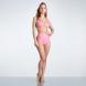 Plavky USA Pro Triangle Mesh Bikini Briefs Ladies Light Pink Velikost - 16 (XL)