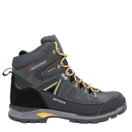 Karrimor Hot Rock Mens Walking Boots Charcoal/Yellow Velikost - UK7,5 (euro 41,5)