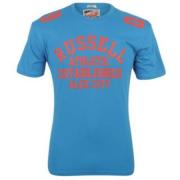 Pánské triko Russell Athletic s potiskem - Modré