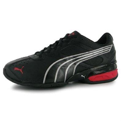 Dětské sportovní boty Puma - šněrovací černé, Velikost: UK6 (euro 39)