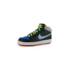 Dětské sportovní kotníčkové boty Nike Backboardhigh - černo/modro/šedivé