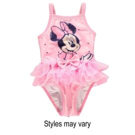 Character Swimsuit Baby Girls Disney Minnie Velikost - 0-3 měsíce
