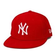 New Era Kids New York Yankee Basic 59Fifty Cap Red