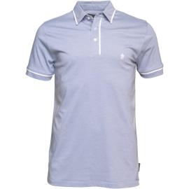 French Connection Mens Piping Polo Light Blue Marl modrá Velikost - L