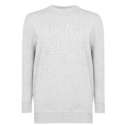 Mikina Lonsdale Crew Sweatshirt Ladies Grey Marl