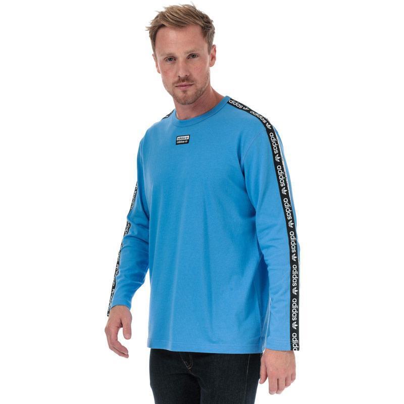 Tričko Adidas Originals Mens R.Y.V Long Sleeve T-Shirt Blue, Velikost: XL