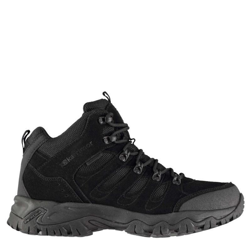 Boty Karrimor Mount Mid Mens Walking Boots Black/Black, Velikost: UK7 (euro 41)