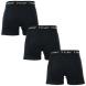 Spodní prádlo Farah Mens Saiginaw 3 Pack Boxer Shorts Black Velikost - M