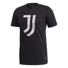 Adidas Juventus DNA T Shirt 2020 2021 Black/White Velikost - XL