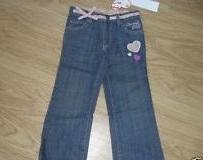 Dětské riflové kalhoty Charmmy Kitty- Modré Velikost - 7-8 let