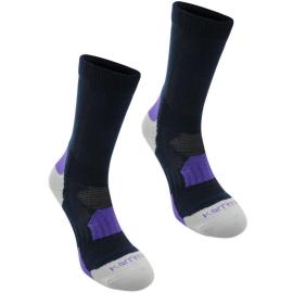 Karrimor Walking Socks 2 Pack Ladies Navy/Purple Velikost - 4-8 (37-42)
