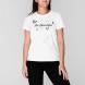 M Collection Classic T Shirt Ladies White Floral