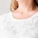 Tričko Firetrap Lucy T Shirt Ladies White Burnout Velikost - 10 (S)