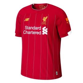 New Balance Liverpool Home Shirt 2019 2020 Junior Red Pepper Velikost - 13 let