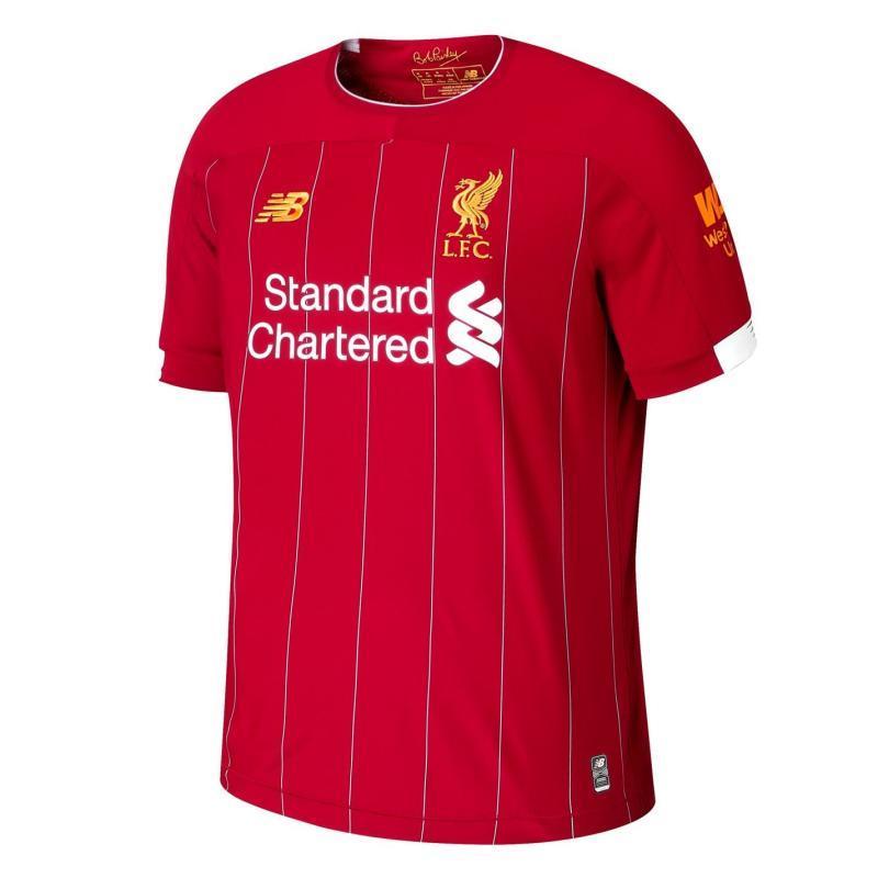 New Balance Liverpool Home Shirt 2019 2020 Junior Red Pepper, Velikost: 13 let