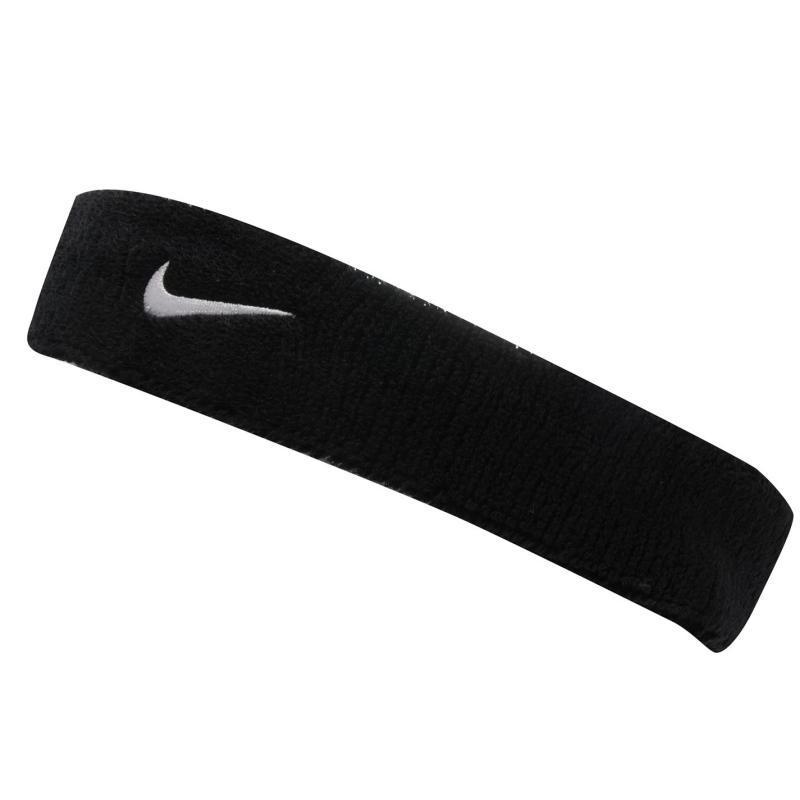 Nike Swoosh Headband Black/White, Velikost: UNI