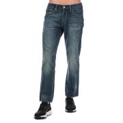 Levis Mens 514 Straight Leg Jeans Dark Blue