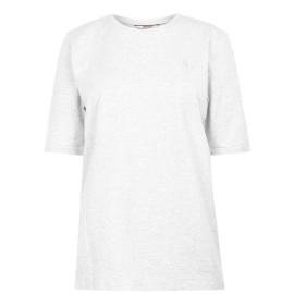 SoulCal Signature T Shirt Ladies Ice Marl Velikost - 12 (M)
