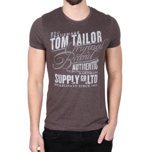 Pánské triko Tom Tailor Brovn, Velikost: S